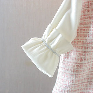 Vintage Style Ribbon Tweed Dress - RYAN AND REMI