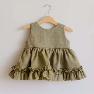 Flare Cotton Linen Outfit - RYAN AND REMI