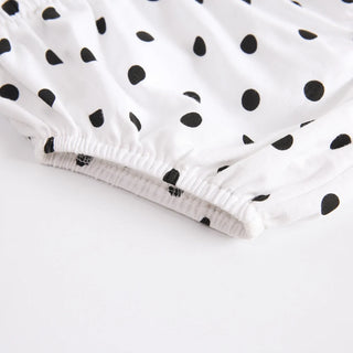 Polka Dot Bloomer Plaid Set - RYAN AND REMI