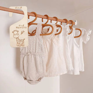 Wooden Carved Baby Closet Organizers - RYAN AND REMI