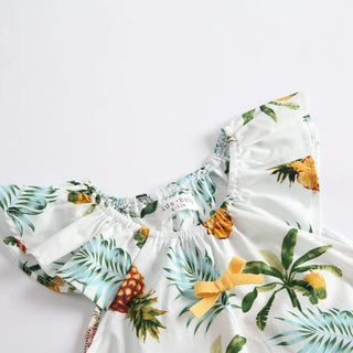 Tropical Sleeveless Bodysuit - RYAN AND REMI