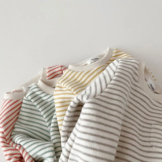 Striped Romper Jumpsuit - RYAN AND REMI