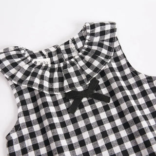 Polka Dot Bloomer Plaid Set - RYAN AND REMI