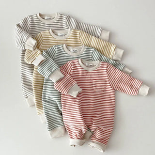 Striped Romper Jumpsuit - RYAN AND REMI