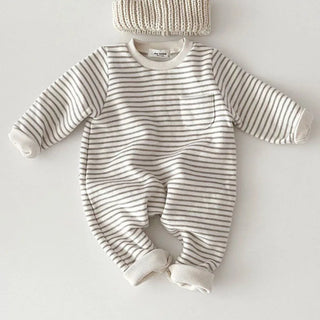 Striped Romper Jumpsuit - RYAN AND REMI