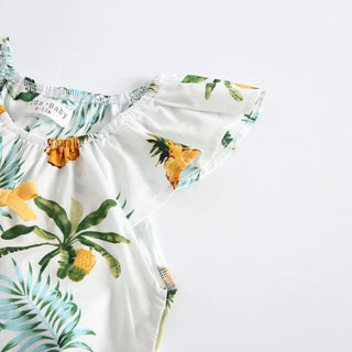 Tropical Sleeveless Bodysuit - RYAN AND REMI