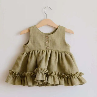 Flare Cotton Linen Outfit - RYAN AND REMI