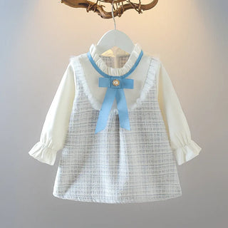 Vintage Style Ribbon Tweed Dress - RYAN AND REMI