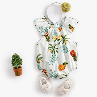 Tropical Sleeveless Bodysuit - RYAN AND REMI