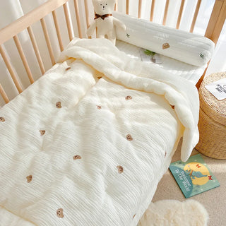 Soft Thick Quilted Blanket Crib Bedding - RYAN AND REMI