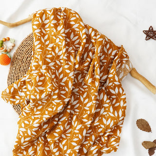 Printed Muslin Cotton Baby Swaddle - RYAN AND REMI