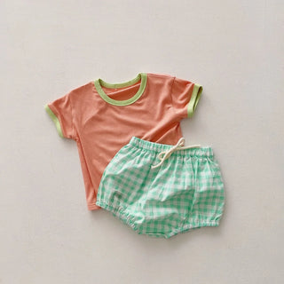 Checkered Playtime Shorts Set - RYAN AND REMI