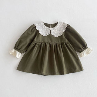 Euro Style Lace Collar Dress - RYAN AND REMI