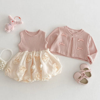 Rose Dress Cardigan Outfit - RYAN AND REMI