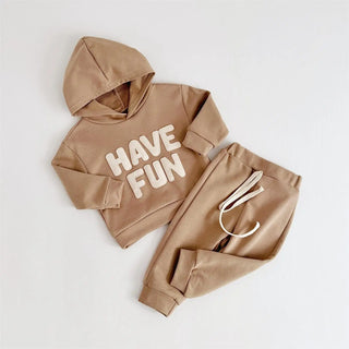 Have Fun Hooded Jogger Set - RYAN AND REMI