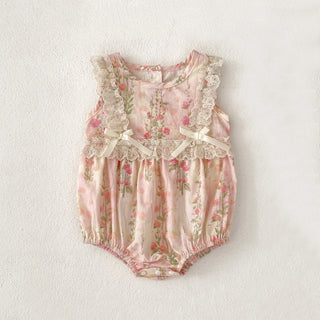 Pink Lace Bow Sister Outfit - RYAN AND REMI