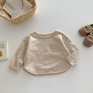 Long Sleeve Bamboo Cotton T-shirt - RYAN AND REMI