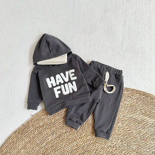 Have Fun Hooded Jogger Set - RYAN AND REMI