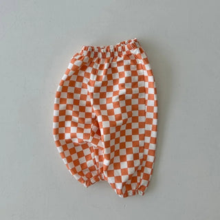 Versatile Checkered Loose Pants - RYAN AND REMI