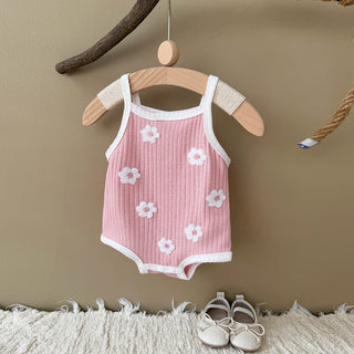 Breathable Camisole Flower Bodysuit - RYAN AND REMI