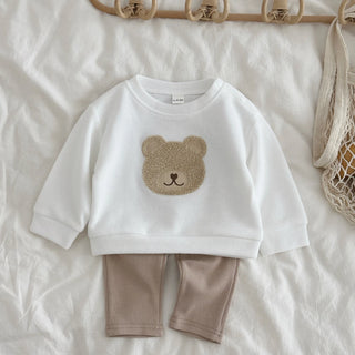 Bear Patch Long Sleeve Set - RYAN AND REMI