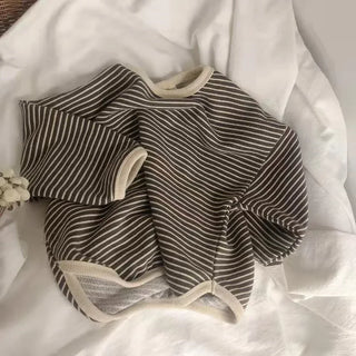 Long Sleeve Stripe Pullover - RYAN AND REMI