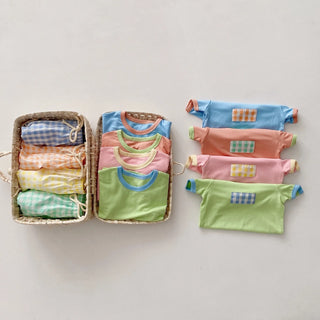 Checkered Playtime Shorts Set - RYAN AND REMI