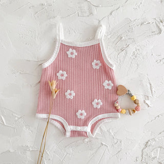 Breathable Camisole Flower Bodysuit - RYAN AND REMI