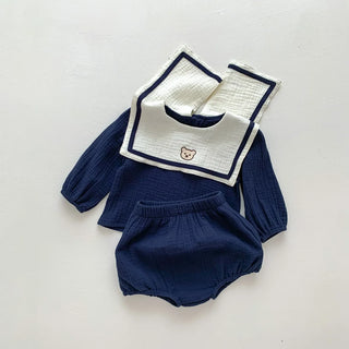 Nautical Bear Top Shorts Set - RYAN AND REMI