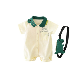 Dinosaur Jumpsuit w Bag - RYAN AND REMI