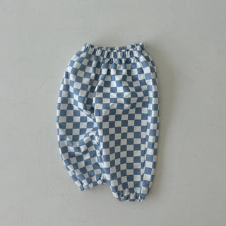 Versatile Checkered Loose Pants - RYAN AND REMI