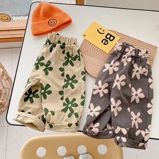 Retro Flower Loose Pants - RYAN AND REMI