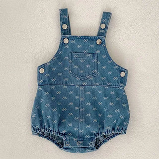 Printed Denim Sister Outfit - RYAN AND REMI