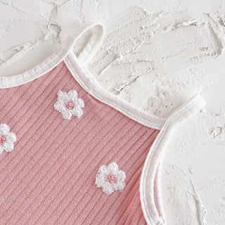Breathable Camisole Flower Bodysuit - RYAN AND REMI