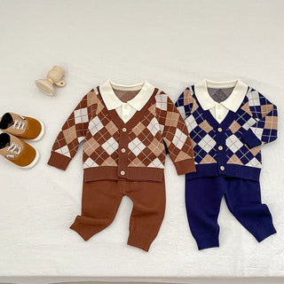 Classic Checkered Sweater Set - RYAN AND REMI