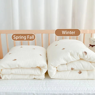 Soft Thick Quilted Blanket Crib Bedding - RYAN AND REMI