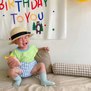 Checkered Playtime Shorts Set - RYAN AND REMI