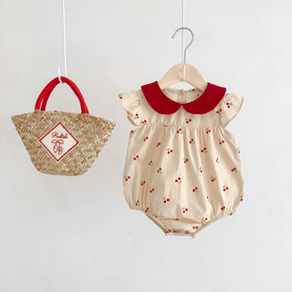 Cherry Print Romper - RYAN AND REMI