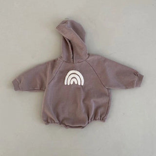 Rainbow Hoodie Romper - RYAN AND REMI