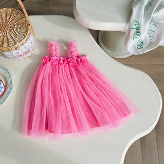 3D Flower Mesh Dress - RYAN AND REMI