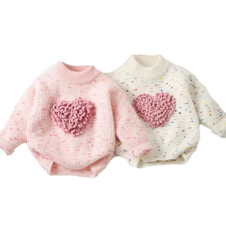 Thread Heart Knitted Sweater - RYAN AND REMI