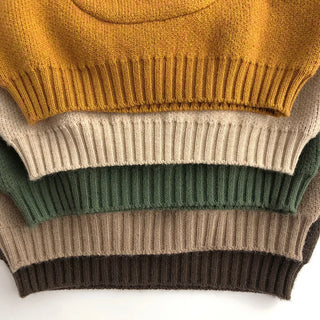 Cartoon Animal Pouch Sweater - RYAN AND REMI