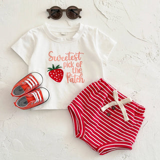 Striped Shorts Fruit Set - RYAN AND REMI
