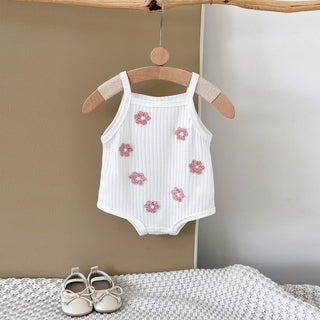 Breathable Camisole Flower Bodysuit - RYAN AND REMI