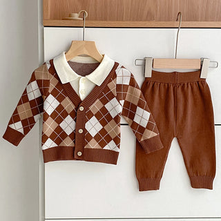 Classic Checkered Sweater Set - RYAN AND REMI