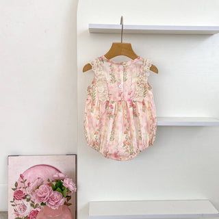 Pink Lace Bow Sister Outfit - RYAN AND REMI