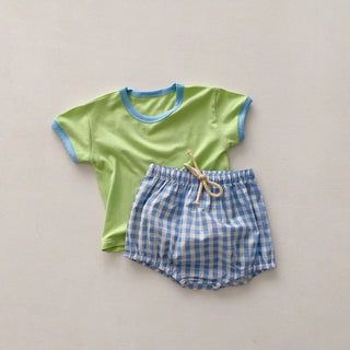 Checkered Playtime Shorts Set - RYAN AND REMI
