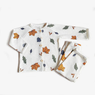 Waffle Cotton Pajama Set - RYAN AND REMI