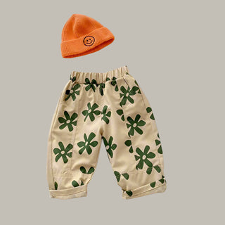 Retro Flower Loose Pants - RYAN AND REMI