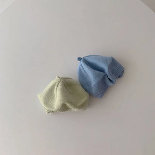 Kids Solid Beret Hat - RYAN AND REMI